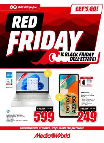 Volantino MediaWorld - 5/6/2023 - 15/6/2023.