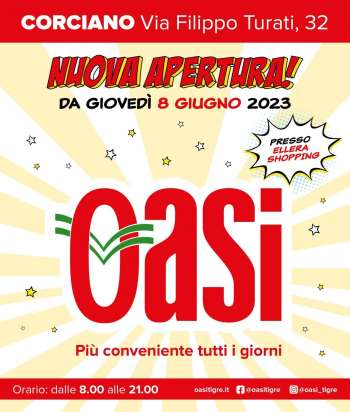 Volantino Oasi - 8/6/2023 - 21/6/2023.
