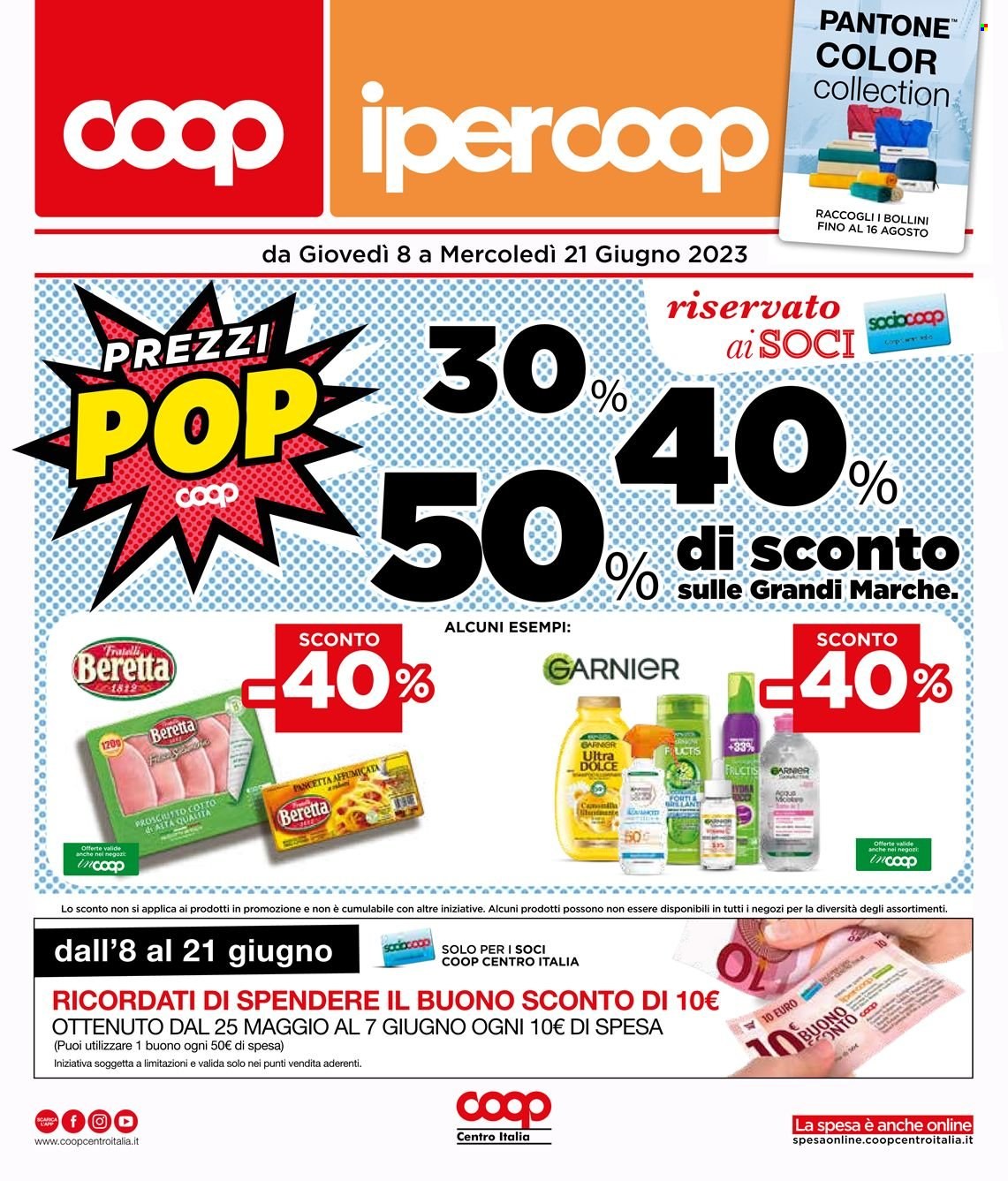 Leták Coop - 8.6.2023 - 21.6.2023. Strana 1