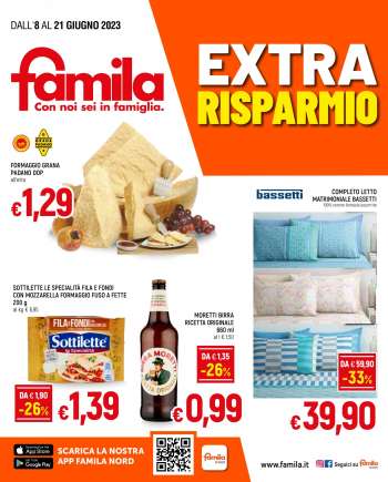 Volantino Famila - 8/6/2023 - 21/6/2023.