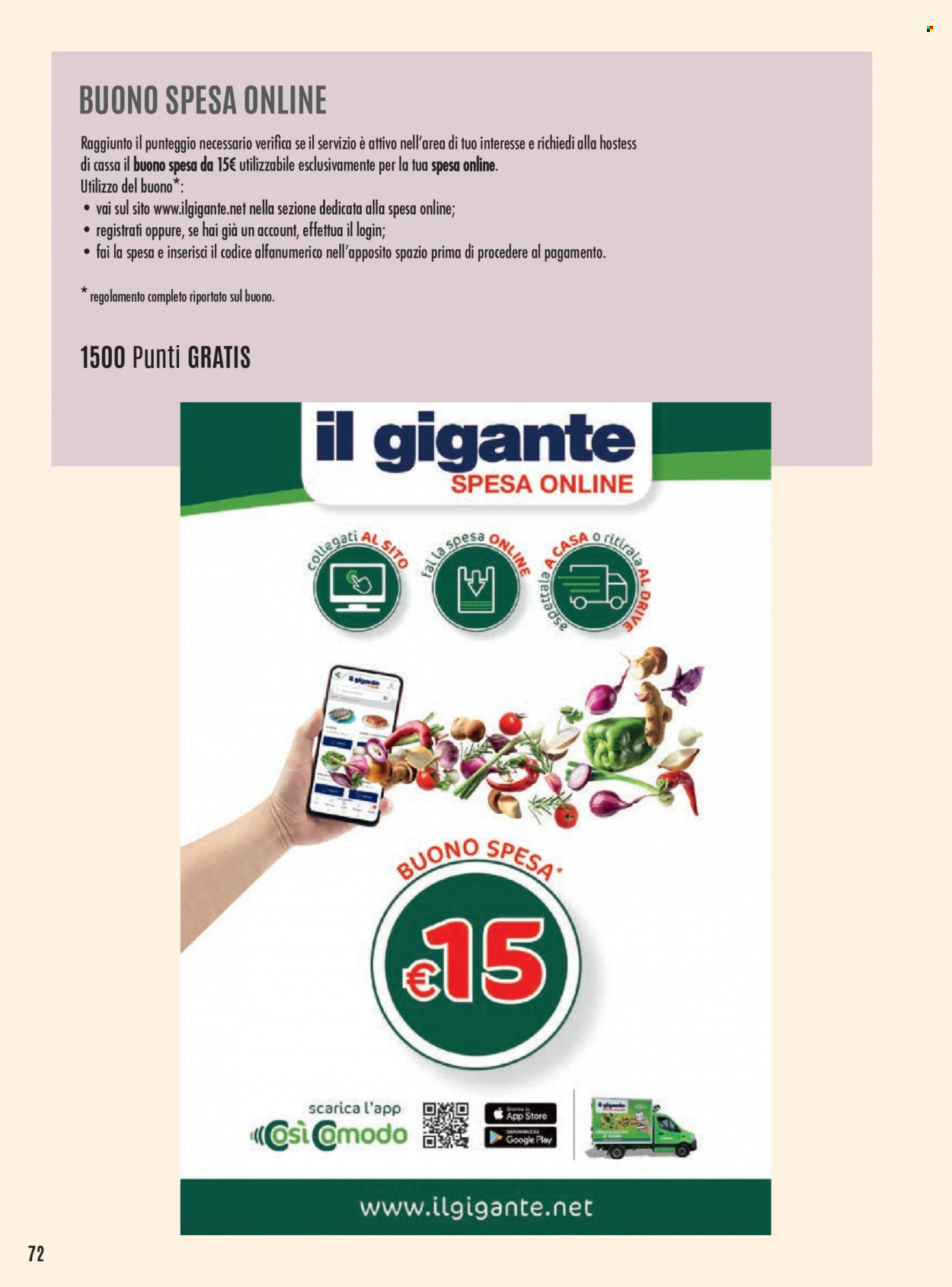 Volantino Il Gigante. Pagina 72