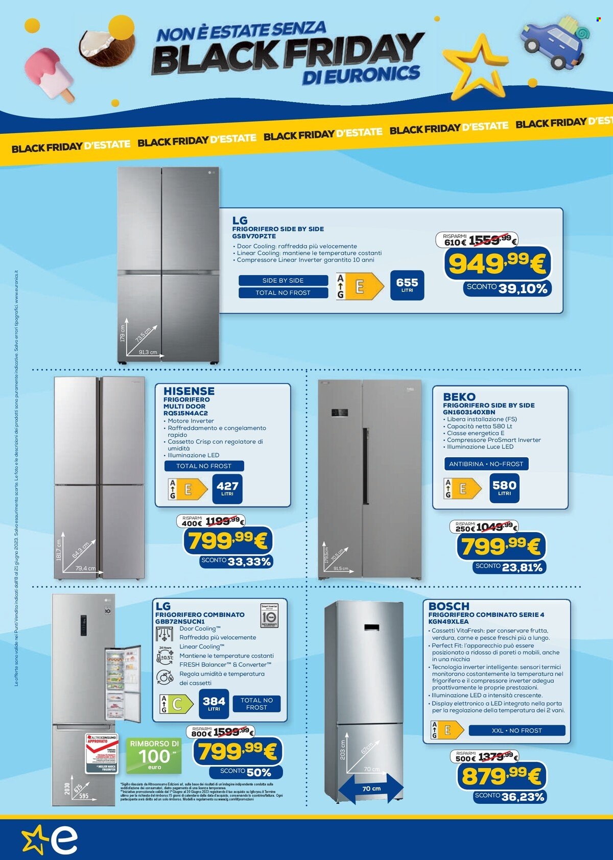 Volantino Euronics - 8/6/2023 - 21/6/2023. Pagina 19
