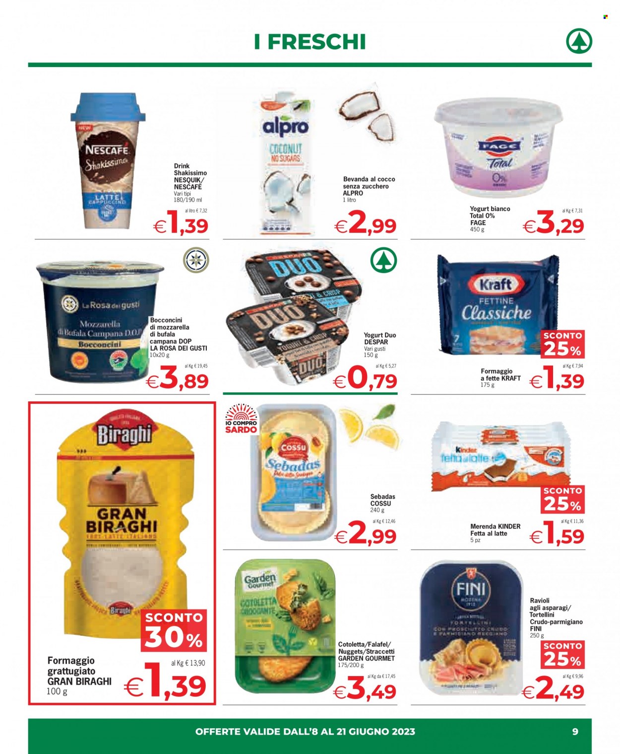 Volantino Eurospar - 8/6/2023 - 21/6/2023. Pagina 9