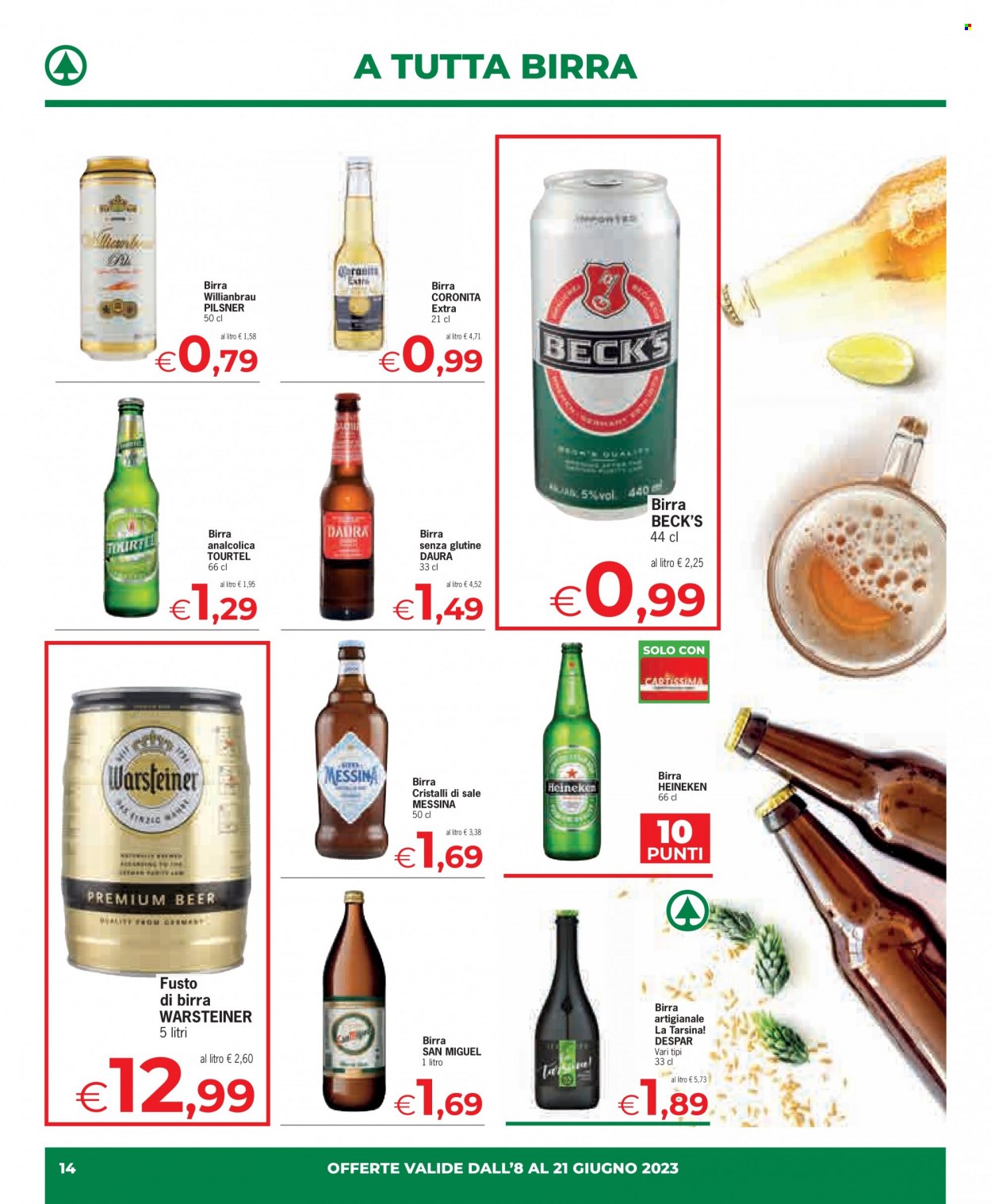 Volantino Eurospar - 8/6/2023 - 21/6/2023. Pagina 14