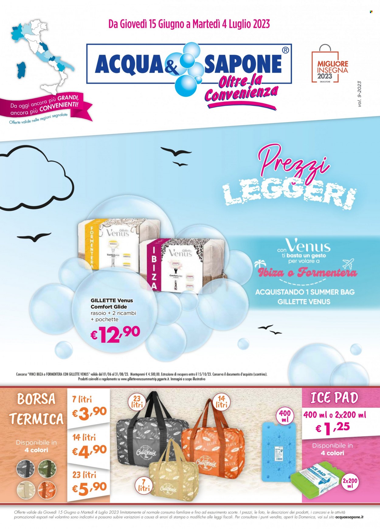 Volantino Acqua & Sapone - 15/6/2023 - 4/7/2023. Pagina 1