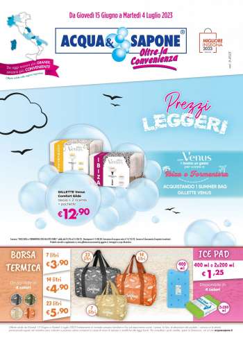 Volantino Acqua & Sapone - 15/6/2023 - 4/7/2023.