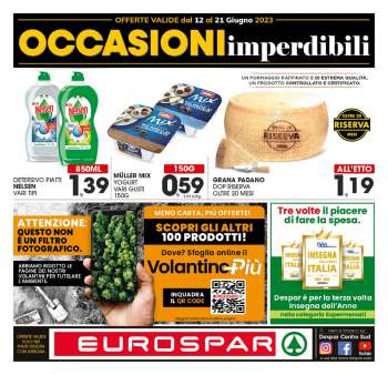 Volantino Eurospar - 12/6/2023 - 21/6/2023.