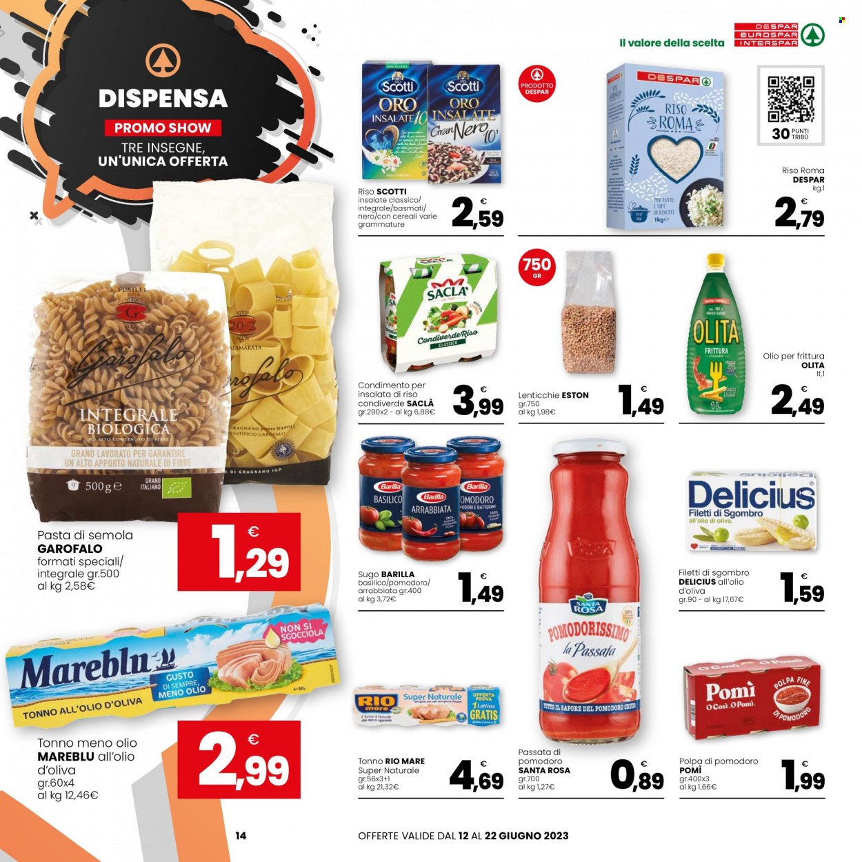 Volantino Eurospar - 12/6/2023 - 22/6/2023. Pagina 14