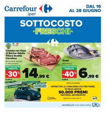 Volantino Carrefour - 16/6/2023 - 28/6/2023.