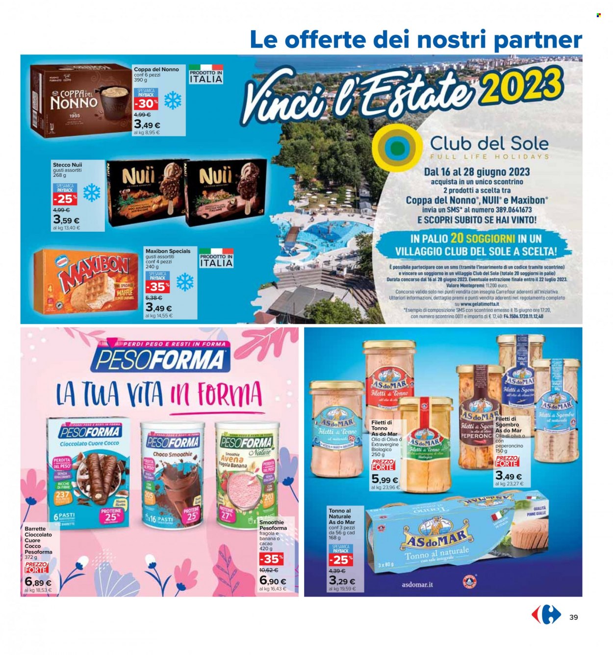 Volantino Carrefour - 16/6/2023 - 28/6/2023. Pagina 39