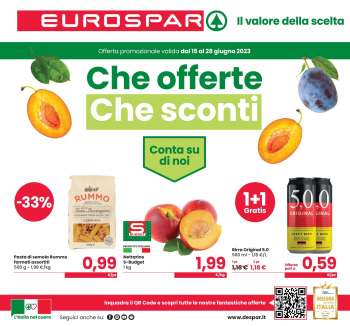 Volantino Eurospar - 15/6/2023 - 28/6/2023.