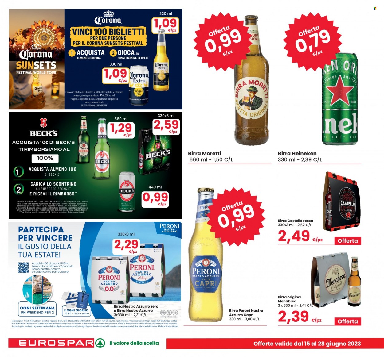 Volantino Eurospar - 15/6/2023 - 28/6/2023. Pagina 14