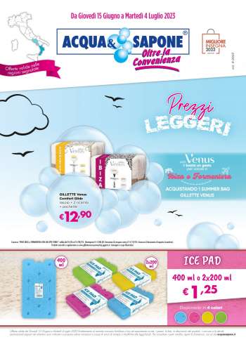 Volantino Acqua & Sapone - 15/6/2023 - 4/7/2023.
