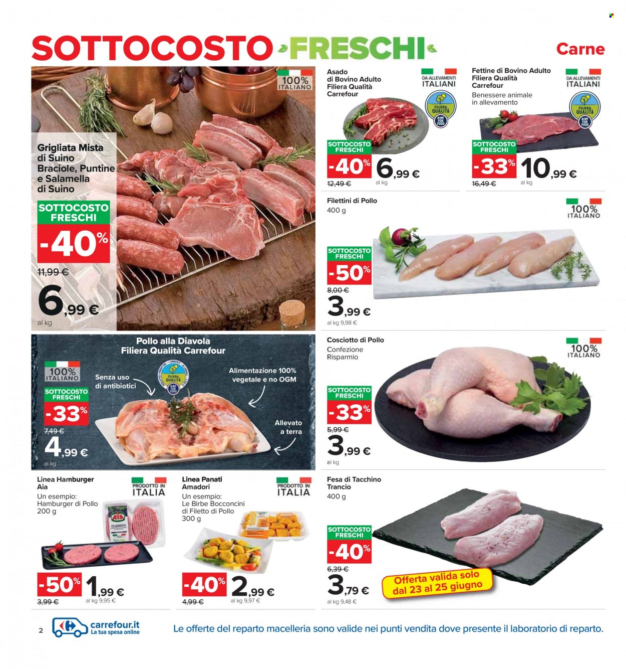 Volantino Carrefour - 16/6/2023 - 28/6/2023. Pagina 2