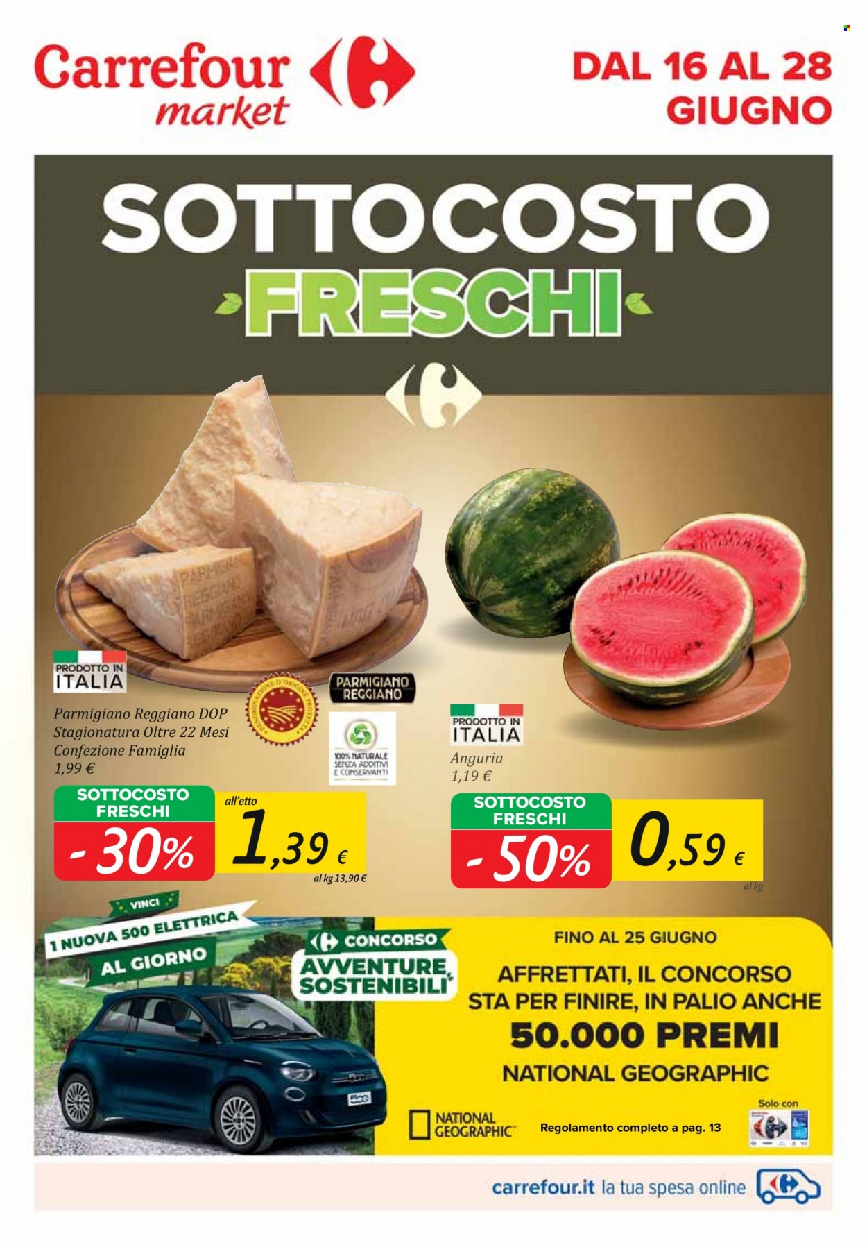Volantino Carrefour - 16/6/2023 - 28/6/2023. Pagina 1