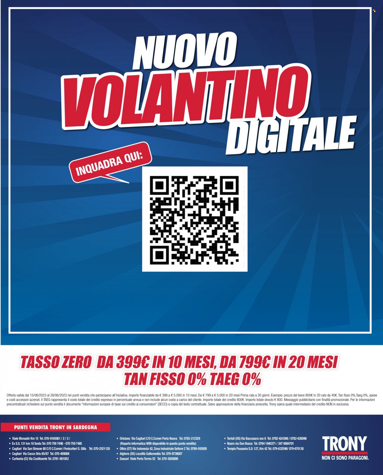 Volantino Trony - 15/6/2023 - 28/6/2023. Pagina 23