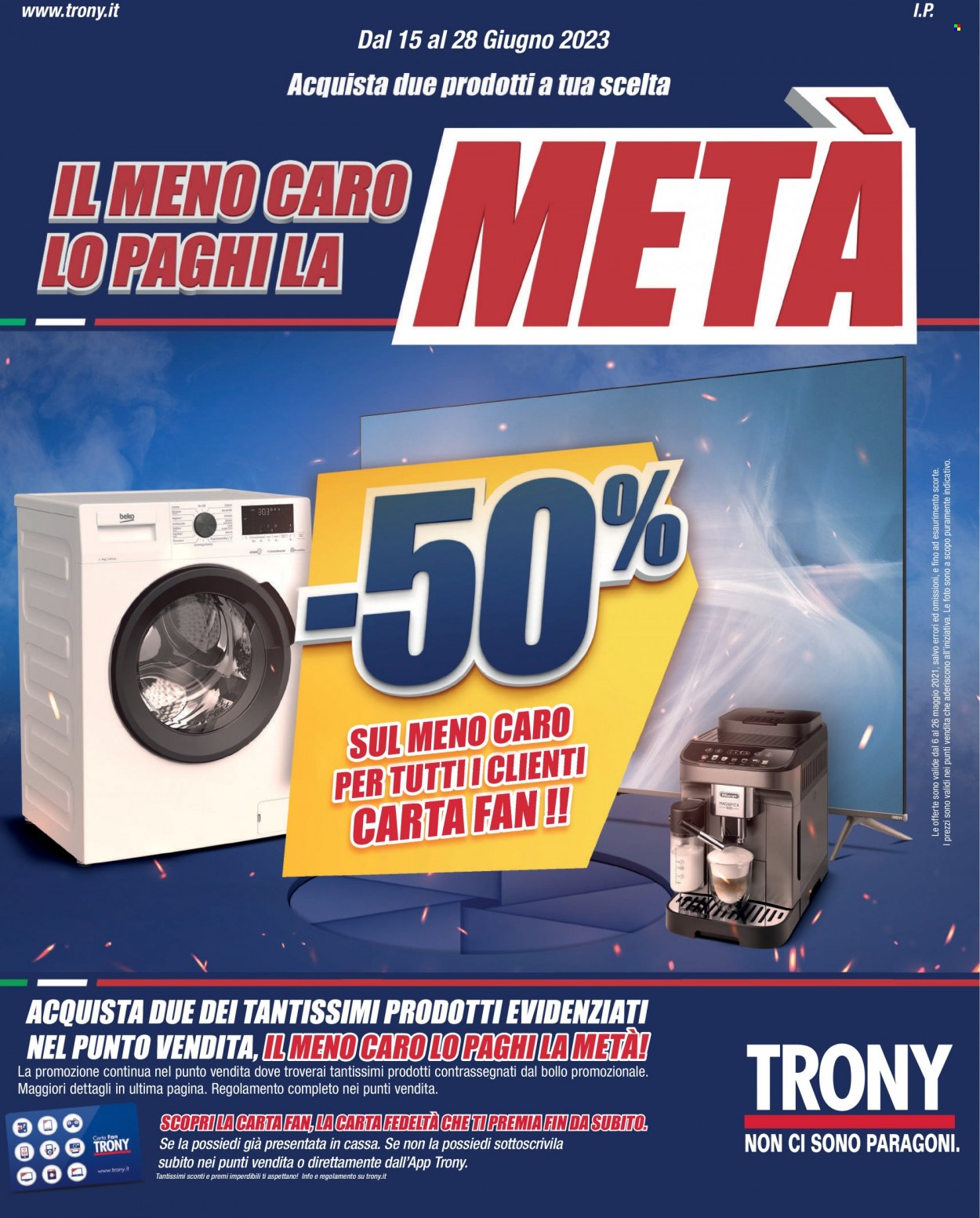 Leták Trony - 15.6.2023 - 28.6.2023. Strana 1