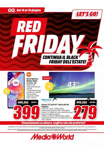 Volantino MediaWorld - 16/6/2023 - 18/6/2023.