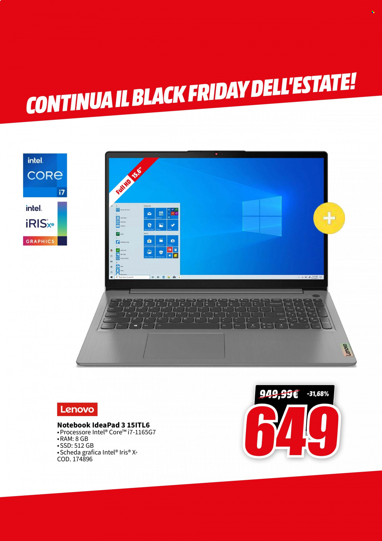 Volantino MediaWorld - 16/6/2023 - 18/6/2023. Pagina 16
