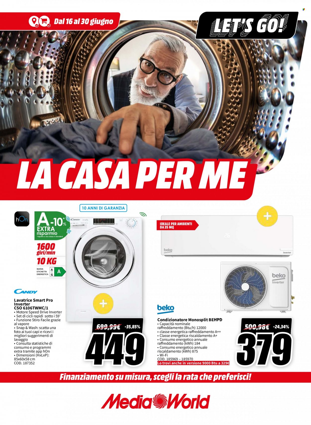 Volantino MediaWorld - 16/6/2023 - 30/6/2023. Pagina 1