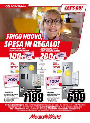Volantino MediaWorld - 16/6/2023 - 30/6/2023.