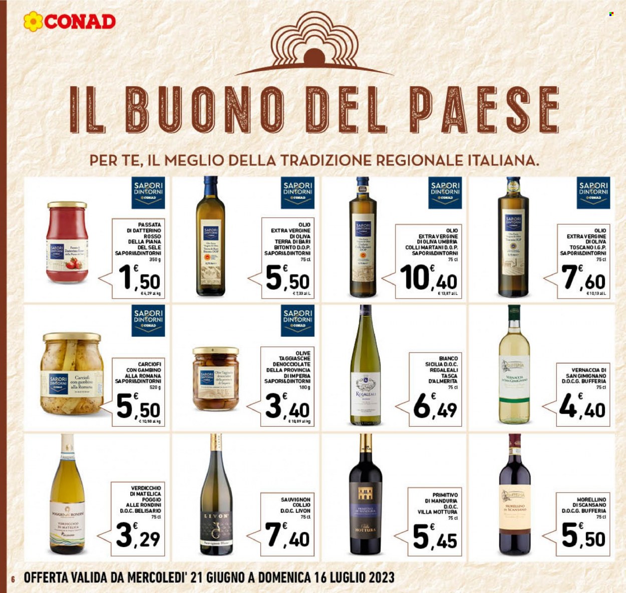 Volantino Conad - 21/6/2023 - 2/7/2023. Pagina 6