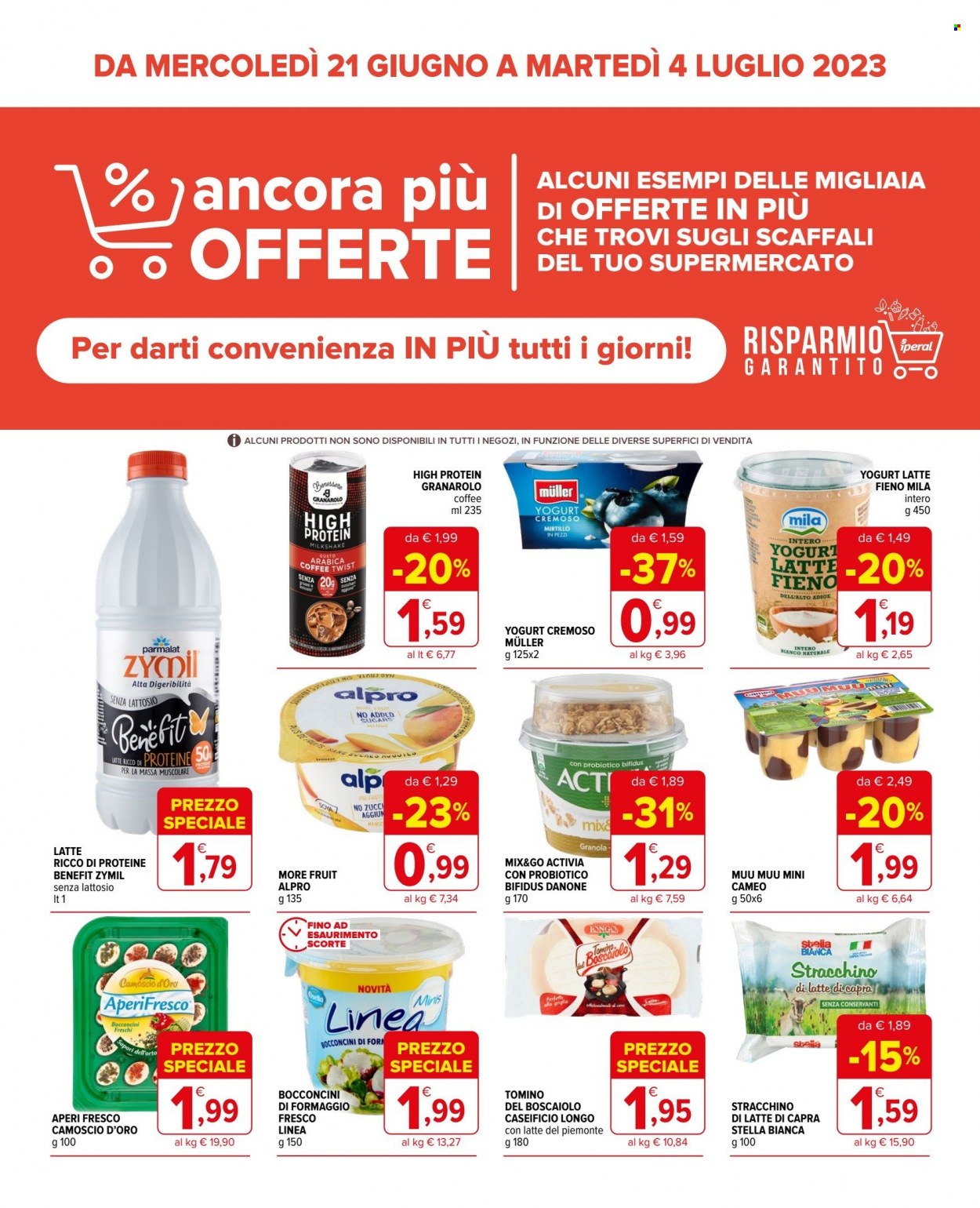 Volantino Iperal - 21/6/2023 - 4/7/2023. Pagina 1