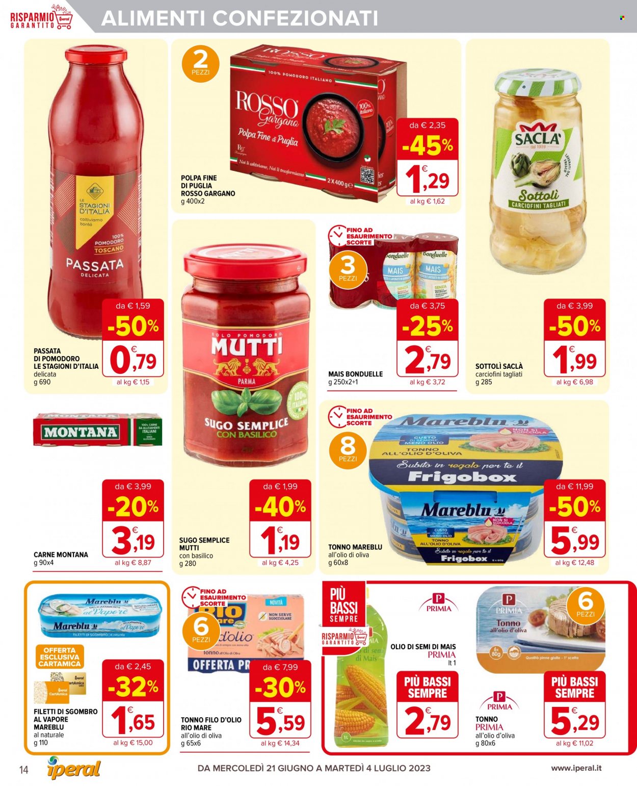 Volantino Iperal - 21/6/2023 - 4/7/2023. Pagina 14