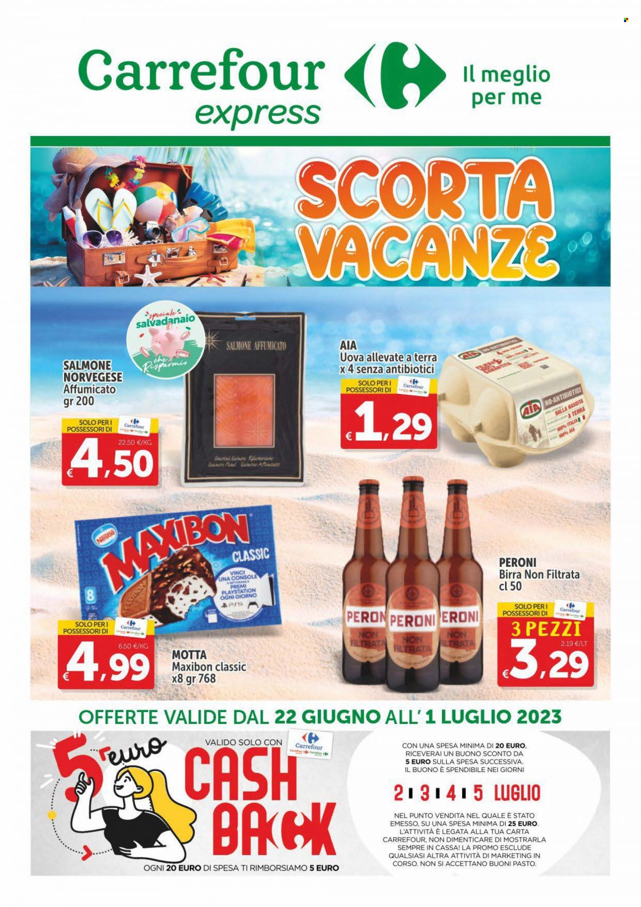 Leták Carrefour - 22.6.2023 - 1.7.2023. Strana 1
