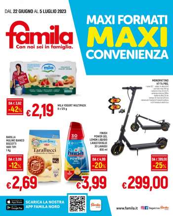 Volantino Famila - 22/6/2023 - 5/7/2023.