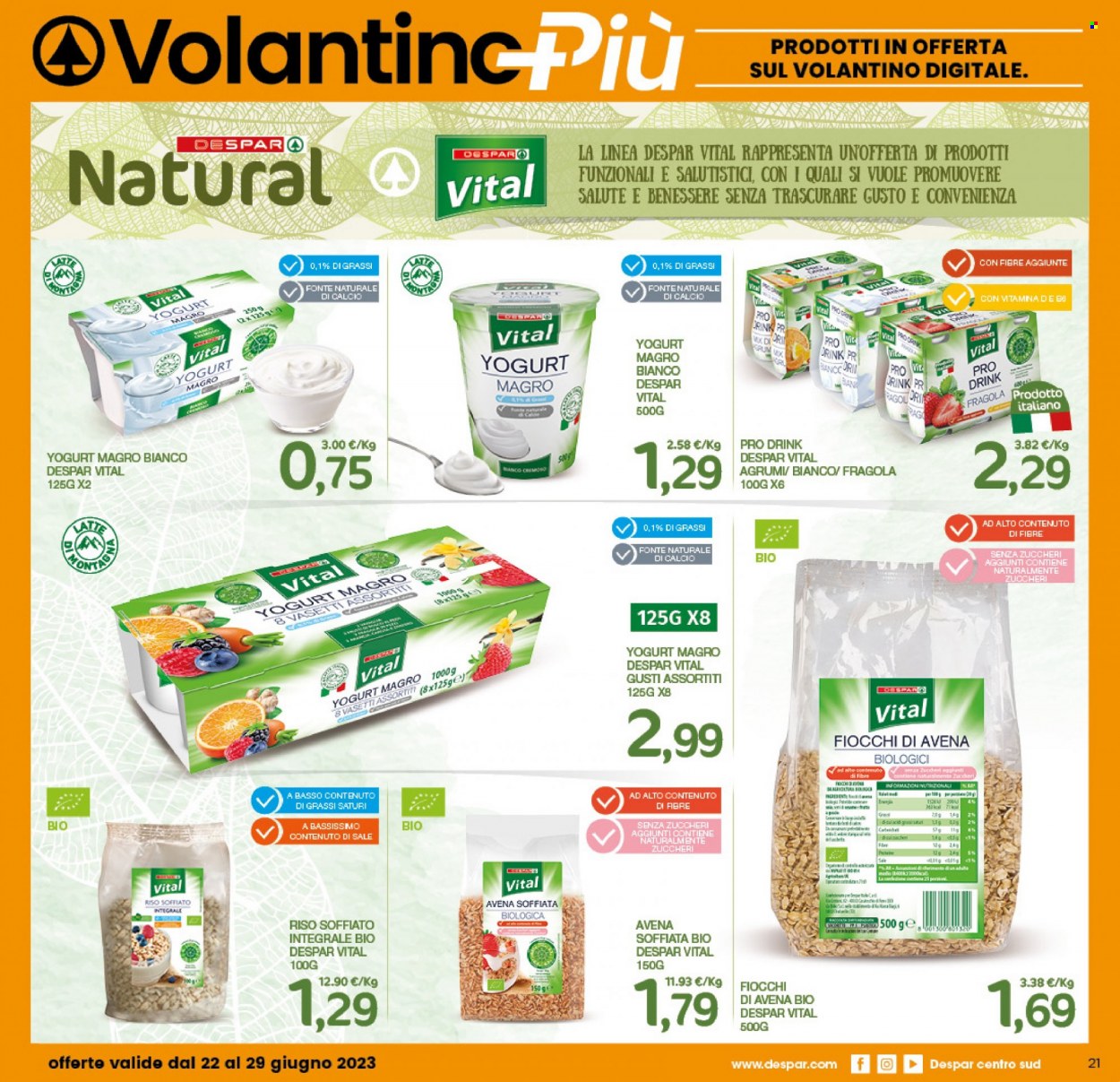 Volantino Despar - 22/6/2023 - 29/6/2023. Pagina 21