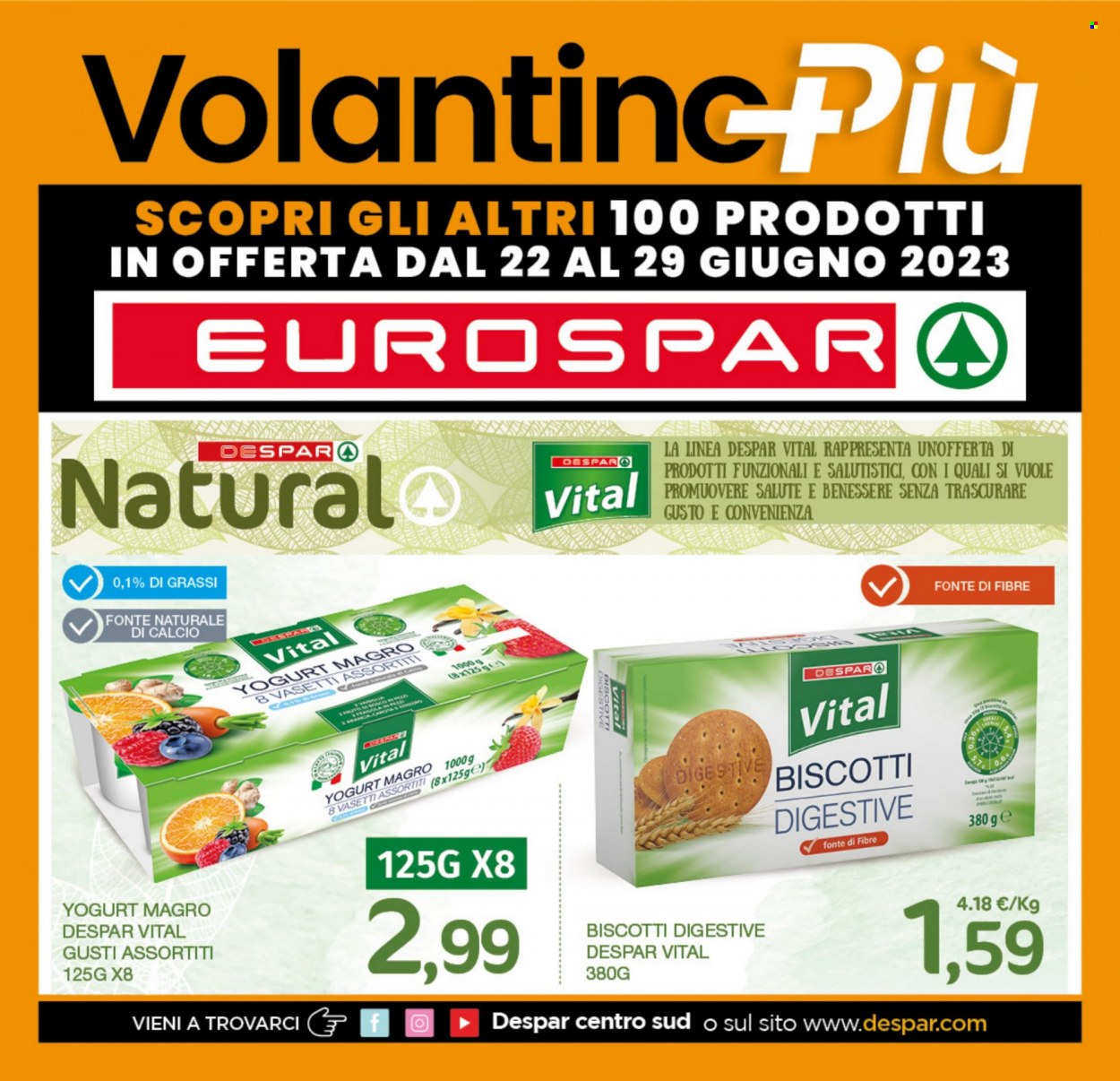 Volantino Eurospar - 22/6/2023 - 29/6/2023. Pagina 13