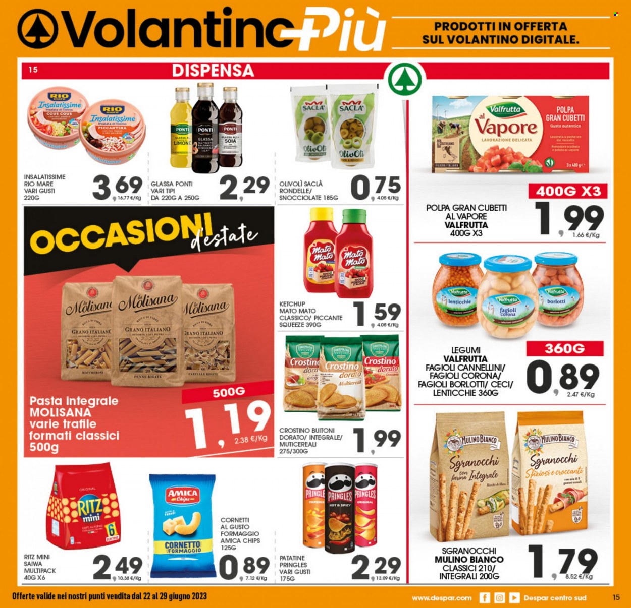 Volantino Eurospar - 22/6/2023 - 29/6/2023. Pagina 15