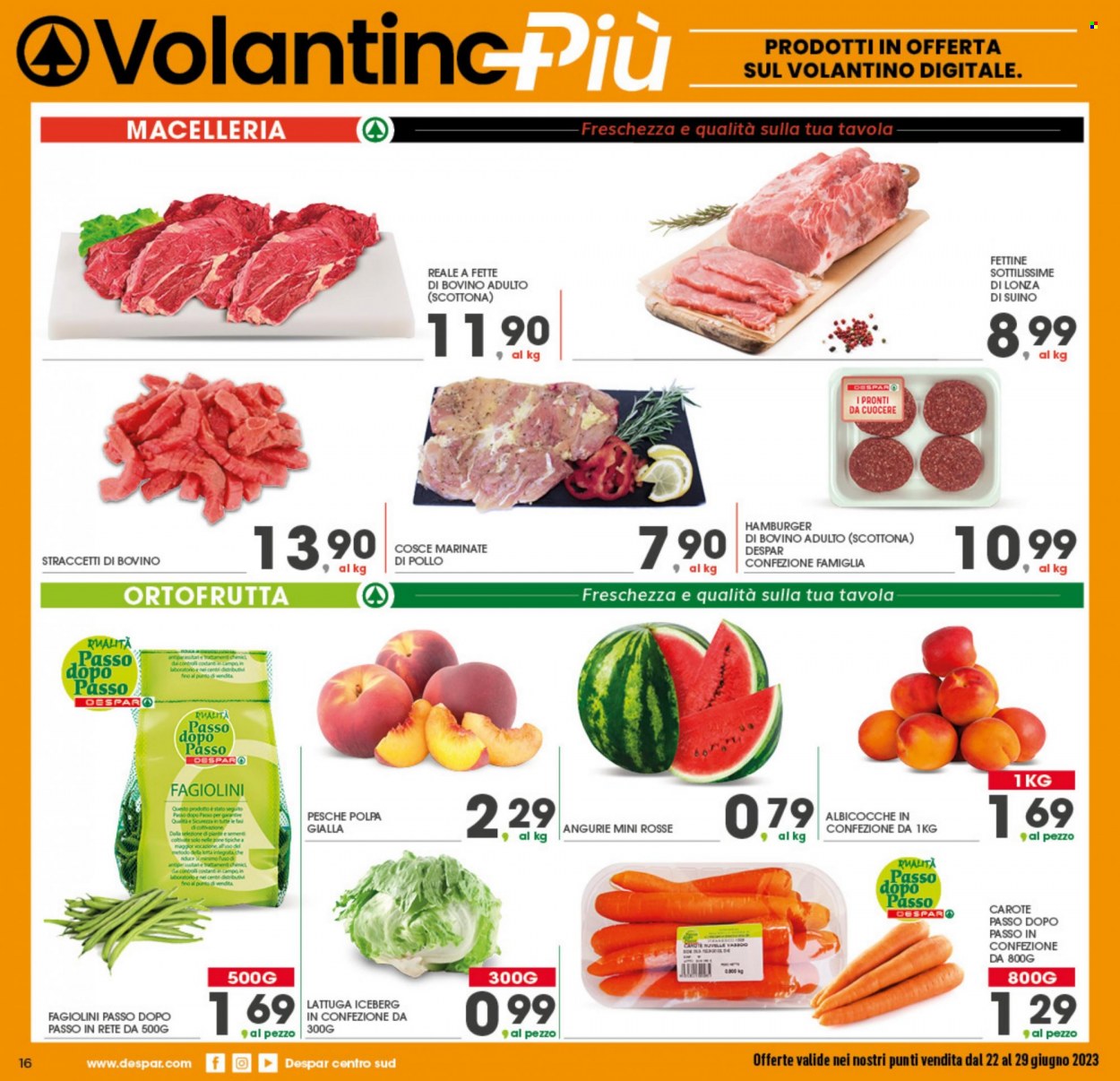 Volantino Eurospar - 22/6/2023 - 29/6/2023. Pagina 16