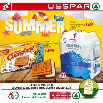 Volantino Eurospar - 22/6/2023 - 5/7/2023.