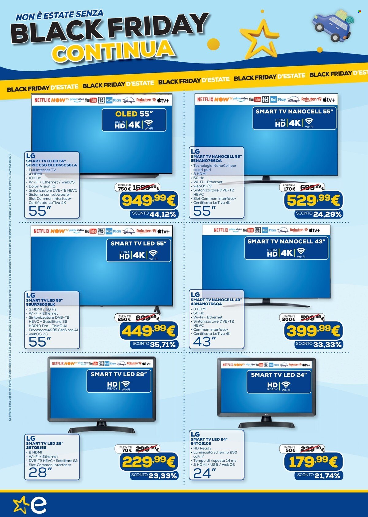 Volantino Euronics - 22/6/2023 - 30/6/2023. Pagina 2