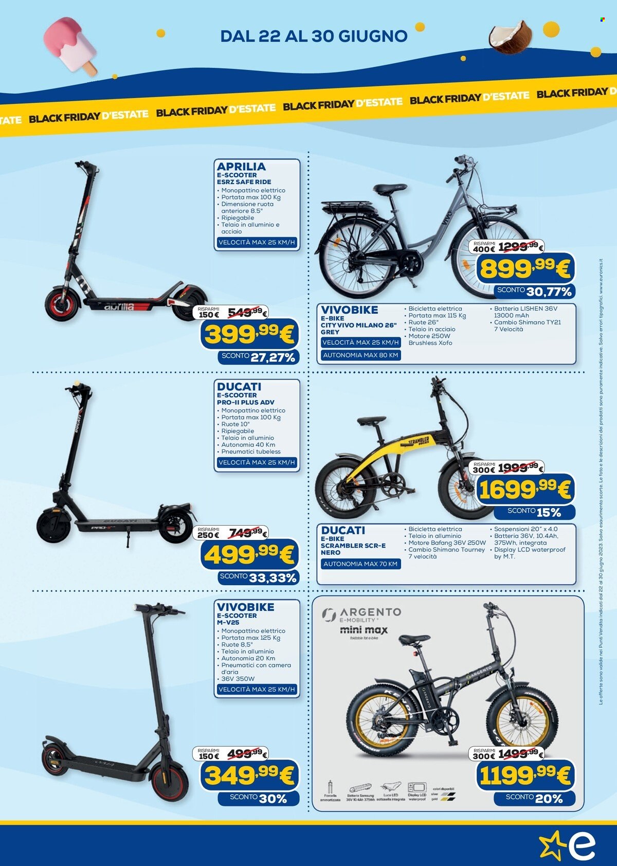 Volantino Euronics - 22/6/2023 - 30/6/2023. Pagina 8