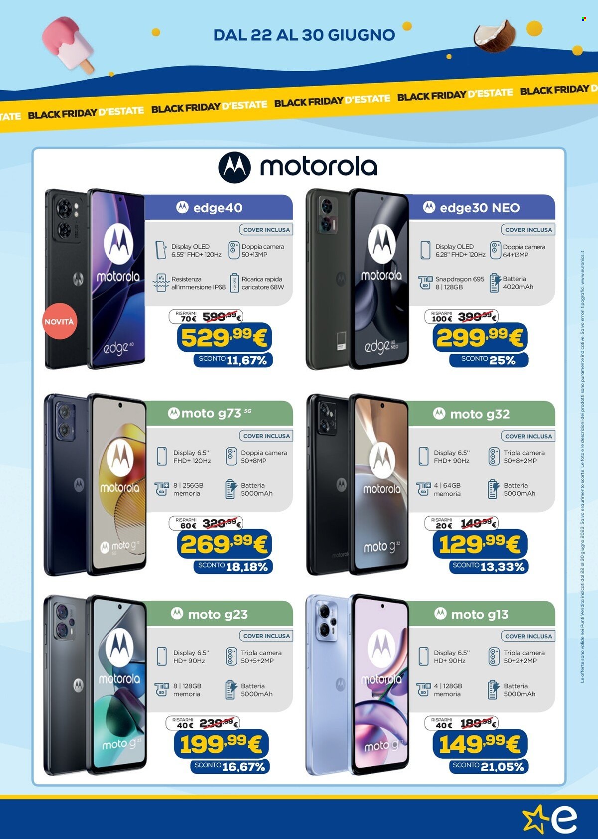 Volantino Euronics - 22/6/2023 - 30/6/2023. Pagina 12