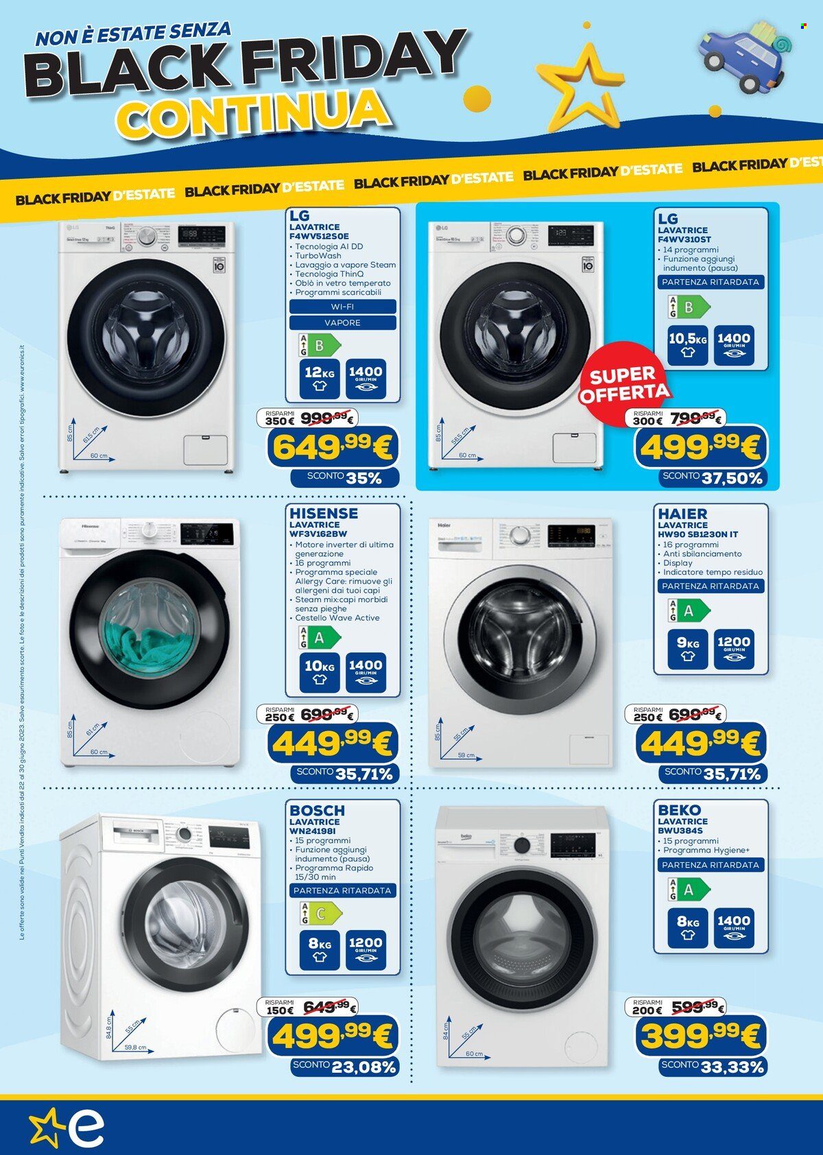 Volantino Euronics - 22/6/2023 - 30/6/2023. Pagina 14