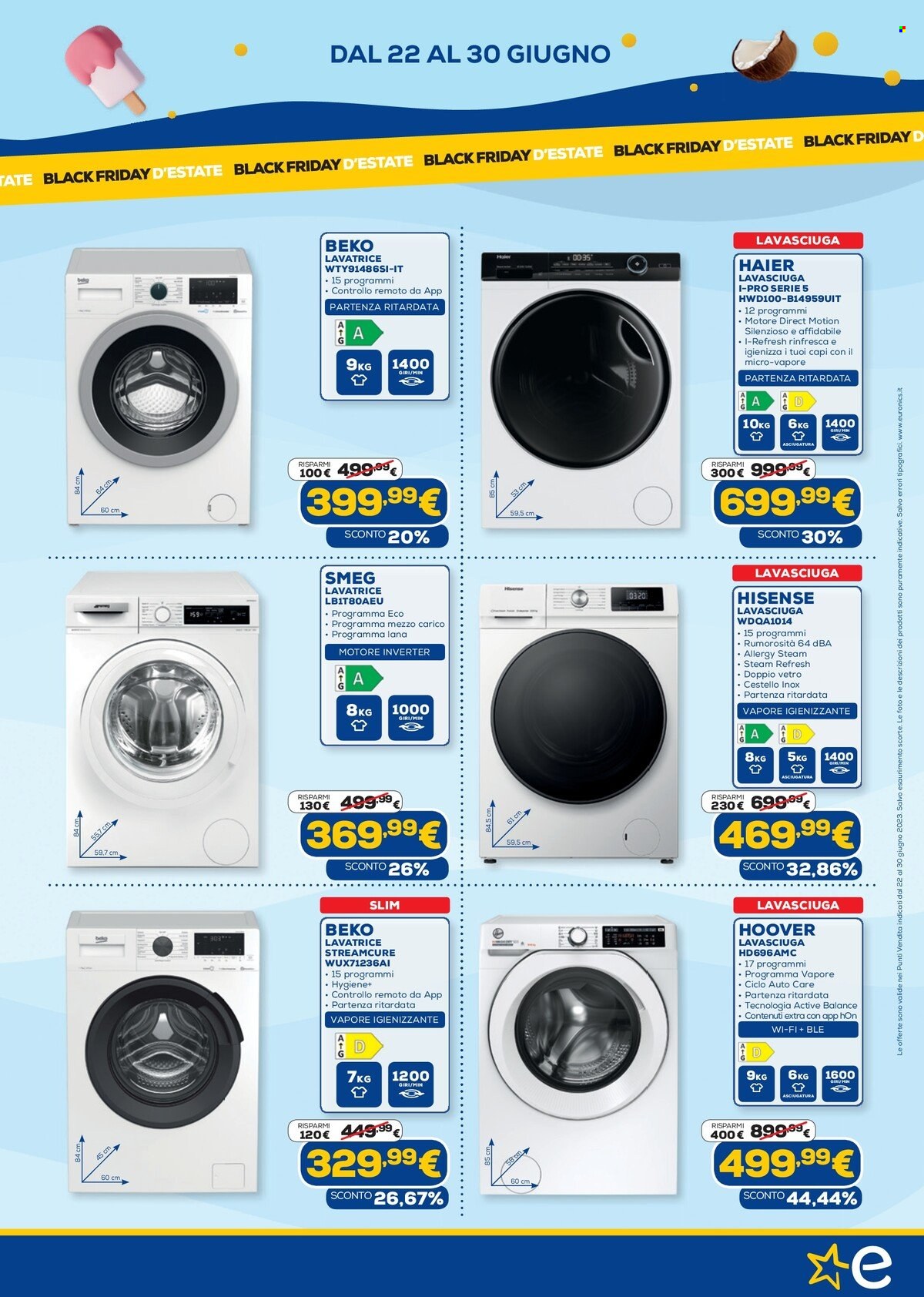 Volantino Euronics - 22/6/2023 - 30/6/2023. Pagina 15