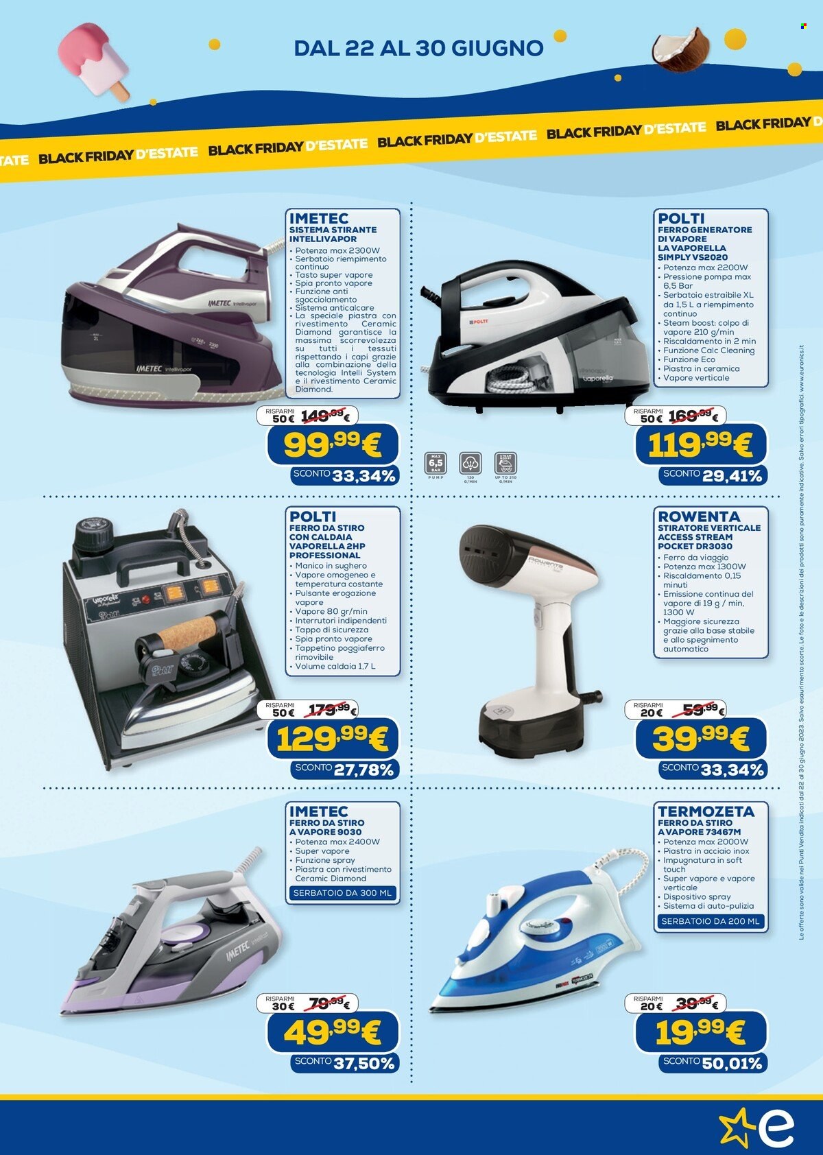 Volantino Euronics - 22/6/2023 - 30/6/2023. Pagina 21
