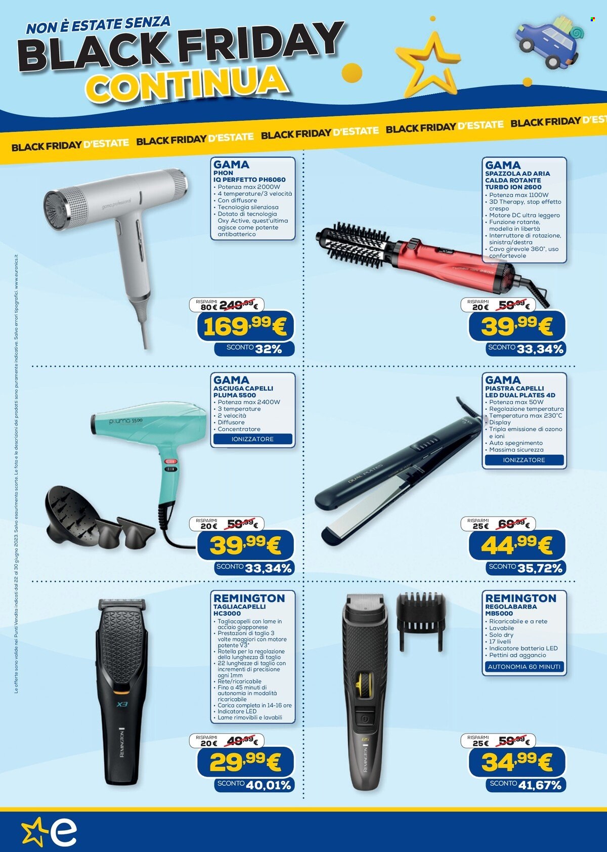 Volantino Euronics - 22/6/2023 - 30/6/2023. Pagina 22