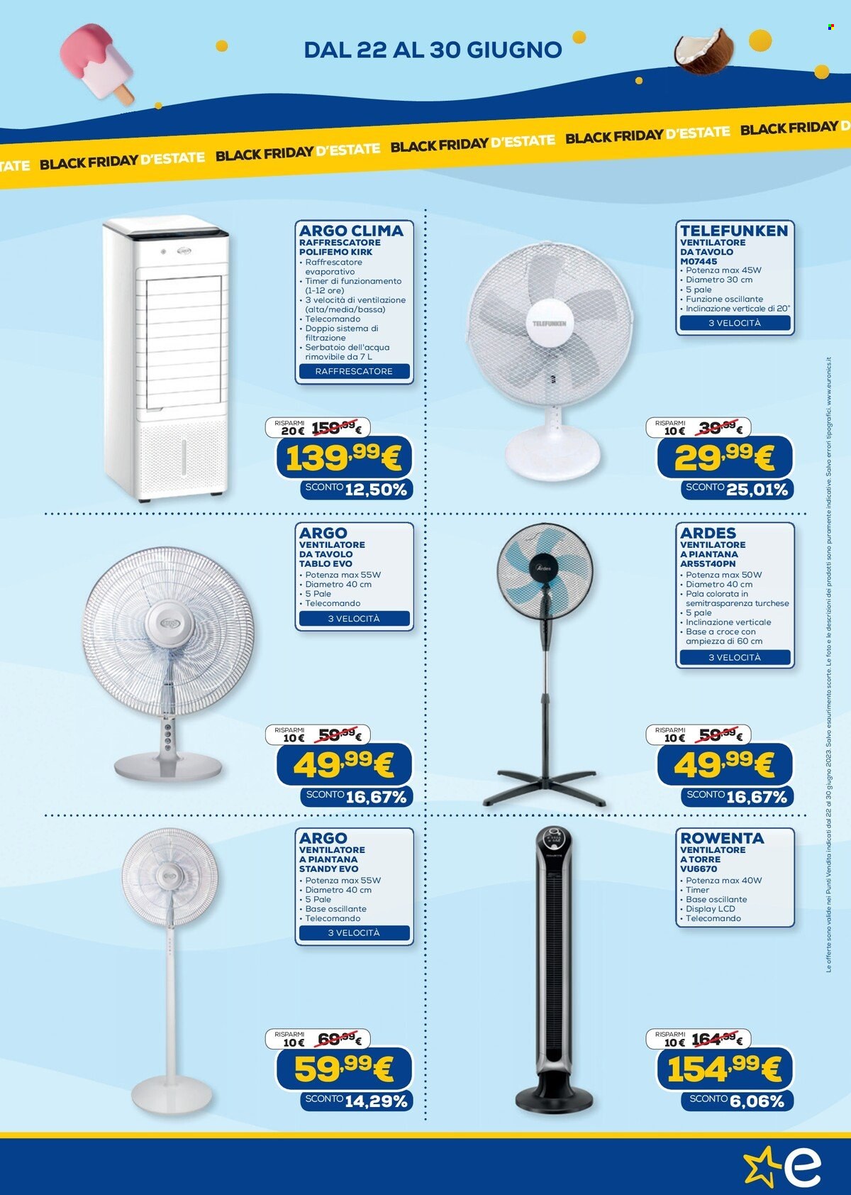 Volantino Euronics - 22/6/2023 - 30/6/2023. Pagina 23