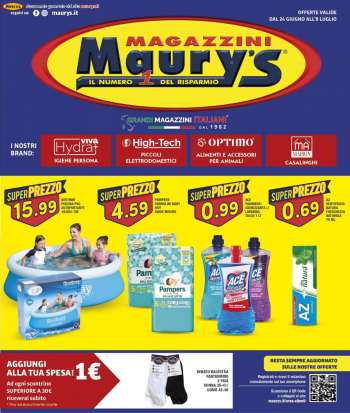 Volantino Maury's - 24/6/2023 - 8/7/2023.