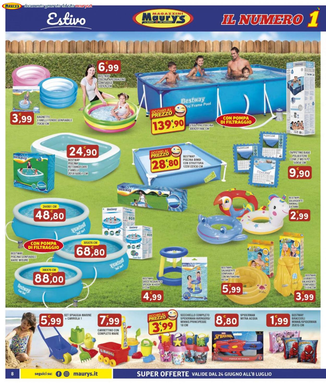 Volantino Maury's - 24/6/2023 - 8/7/2023. Pagina 8