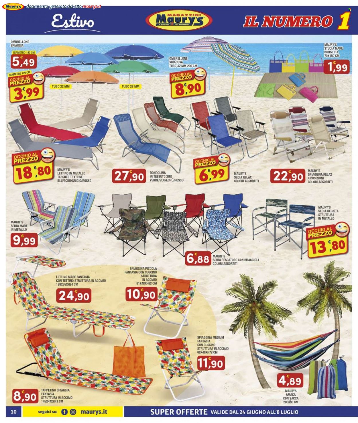 Volantino Maury's - 24/6/2023 - 8/7/2023. Pagina 10