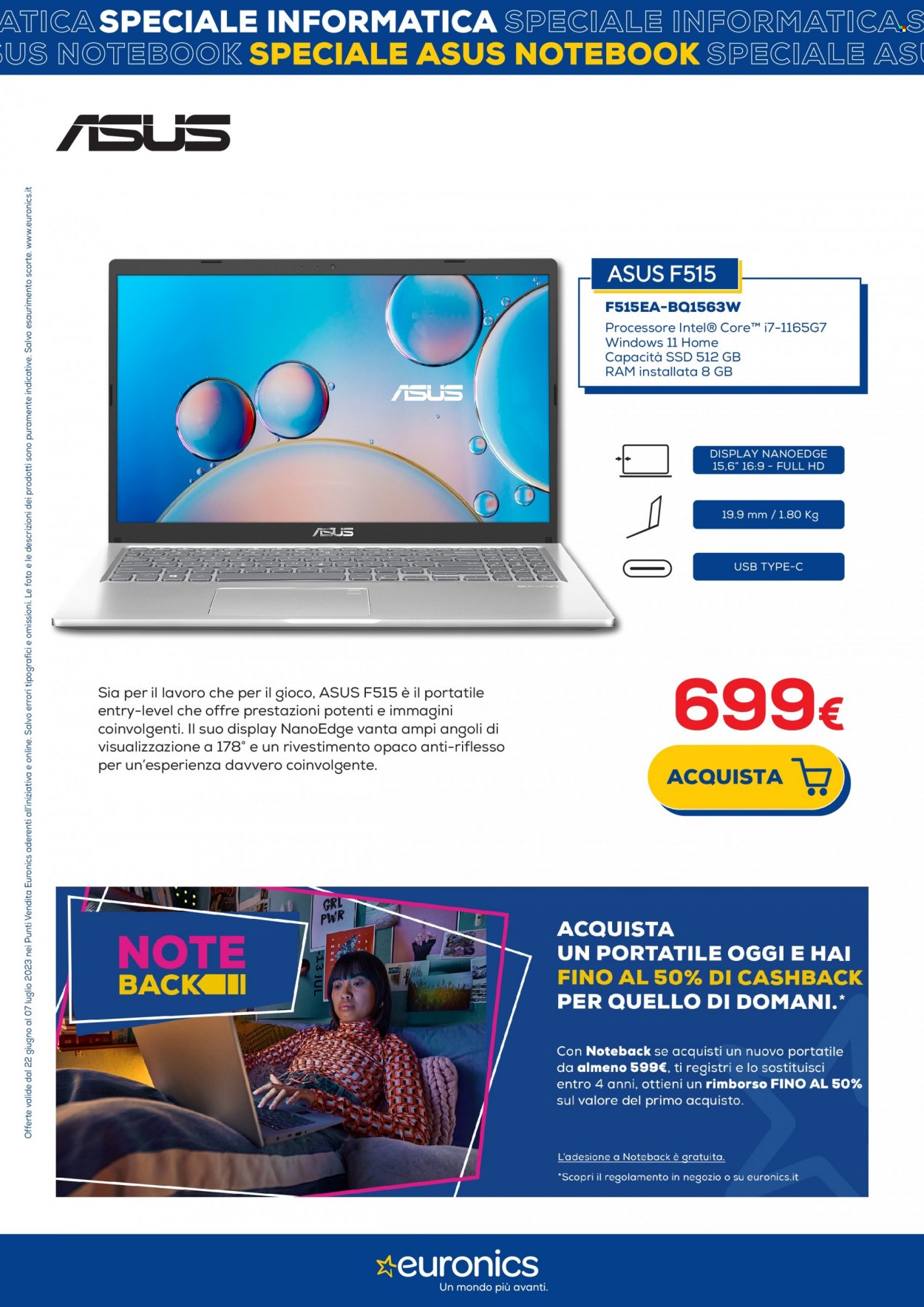 Volantino Euronics - 22/6/2023 - 7/7/2023. Pagina 3