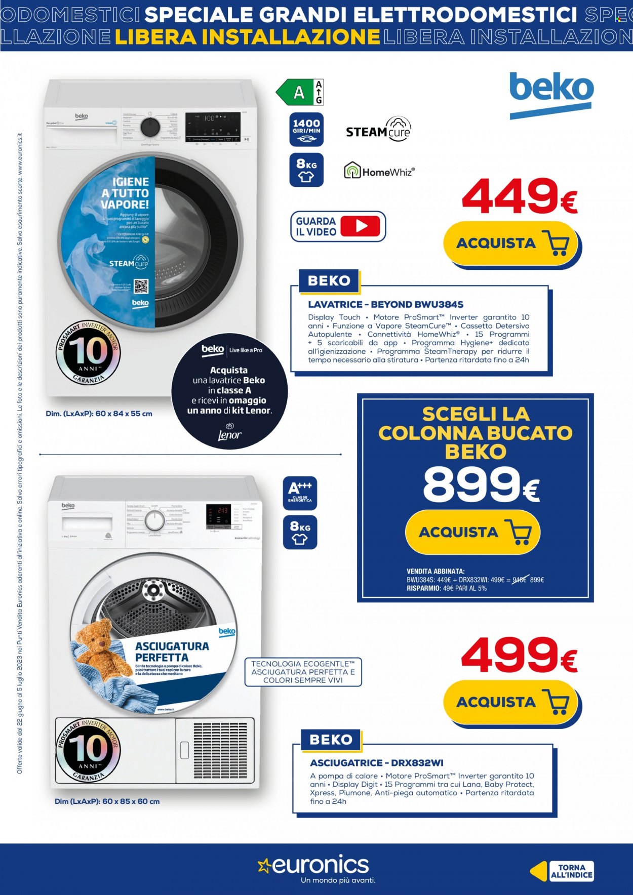 Volantino Euronics - 22/6/2023 - 7/7/2023. Pagina 14