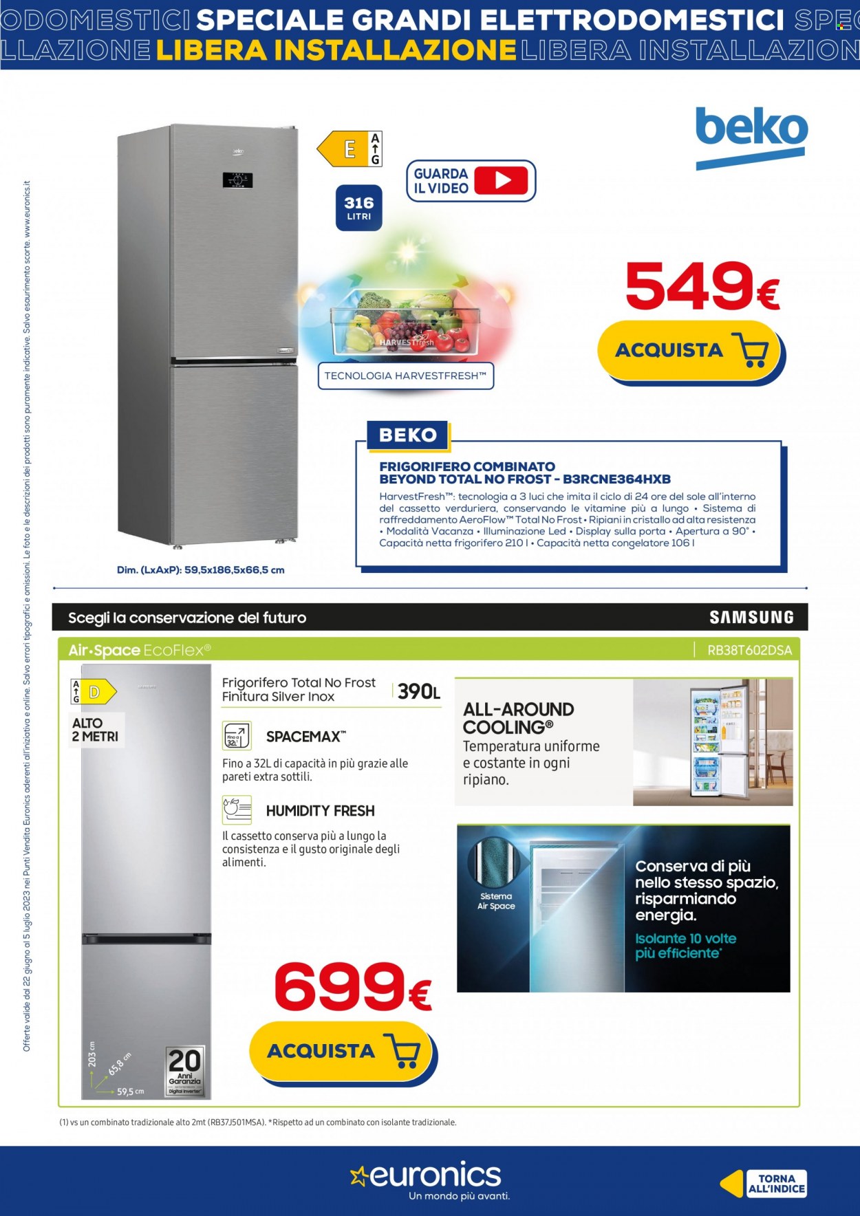 Volantino Euronics - 22/6/2023 - 7/7/2023. Pagina 15