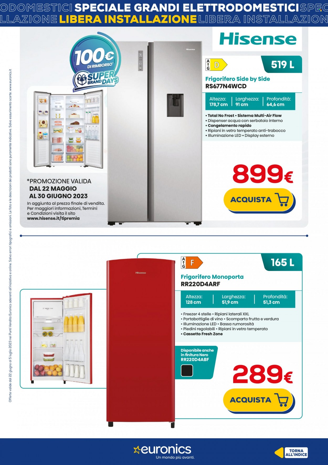 Volantino Euronics - 22/6/2023 - 7/7/2023. Pagina 25